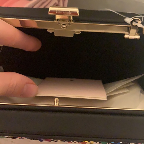 Nwt kate spade tonight sequins clutch